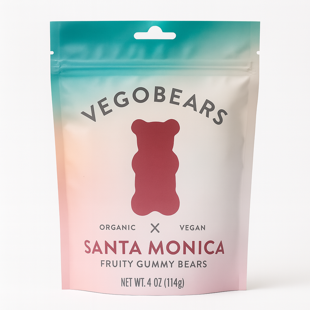 Vegobears Santa Monica Vegan Gummies - 4oz (10 Pack)