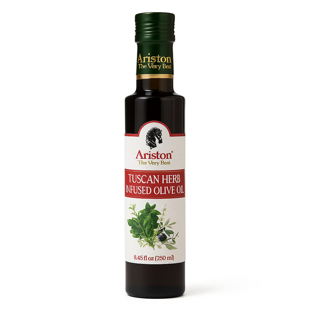 Ariston Tuscan Herb Infused Olive Oil – 8.45 fl oz (250 ml)